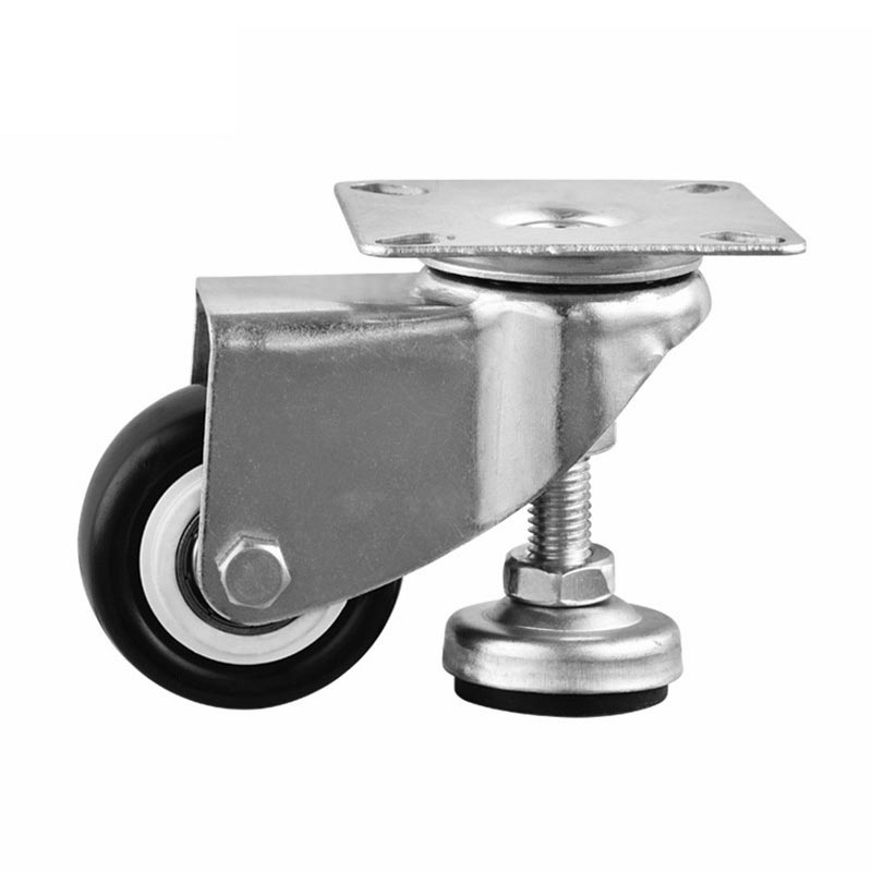 Medium Duty Leveling Casters 1.5 inch 2 inch