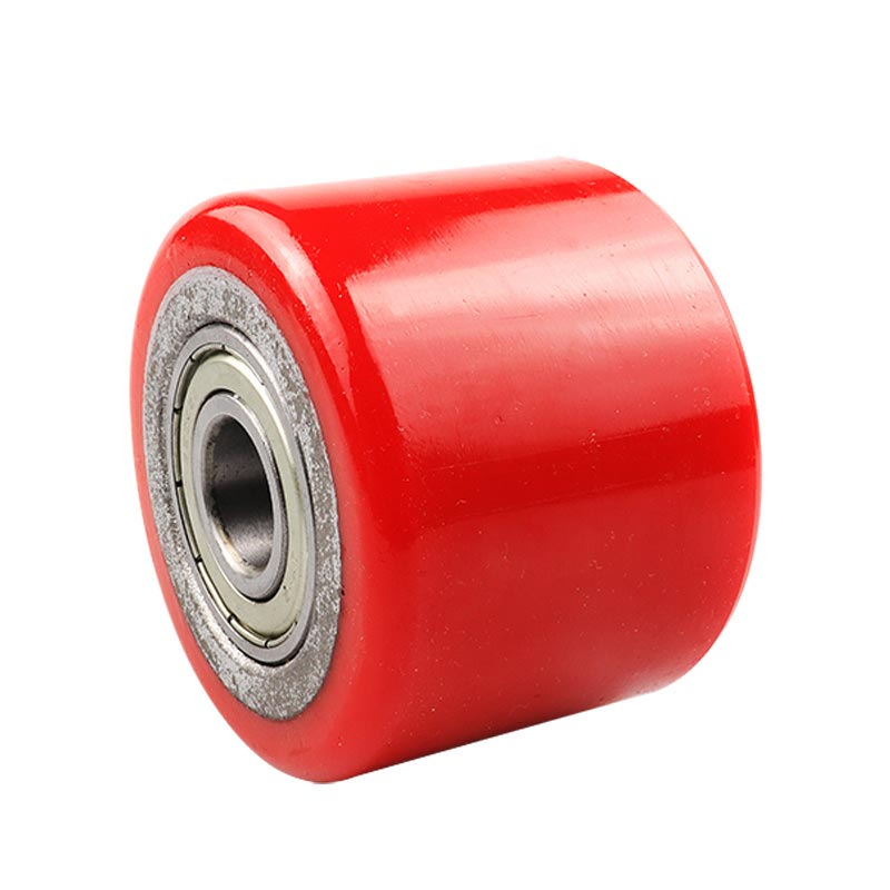 PU on Cast Iron Steer for Pallet Wheels